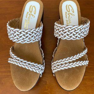 Sbicca Blooming Asymmetrical Slide with Heel